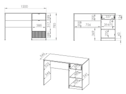 Skrivebord Orlviro 107