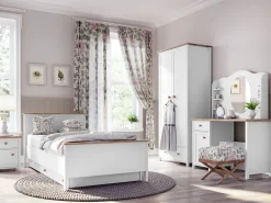 Skrivebord Romelbo 139 (Hvid + Egetræ)