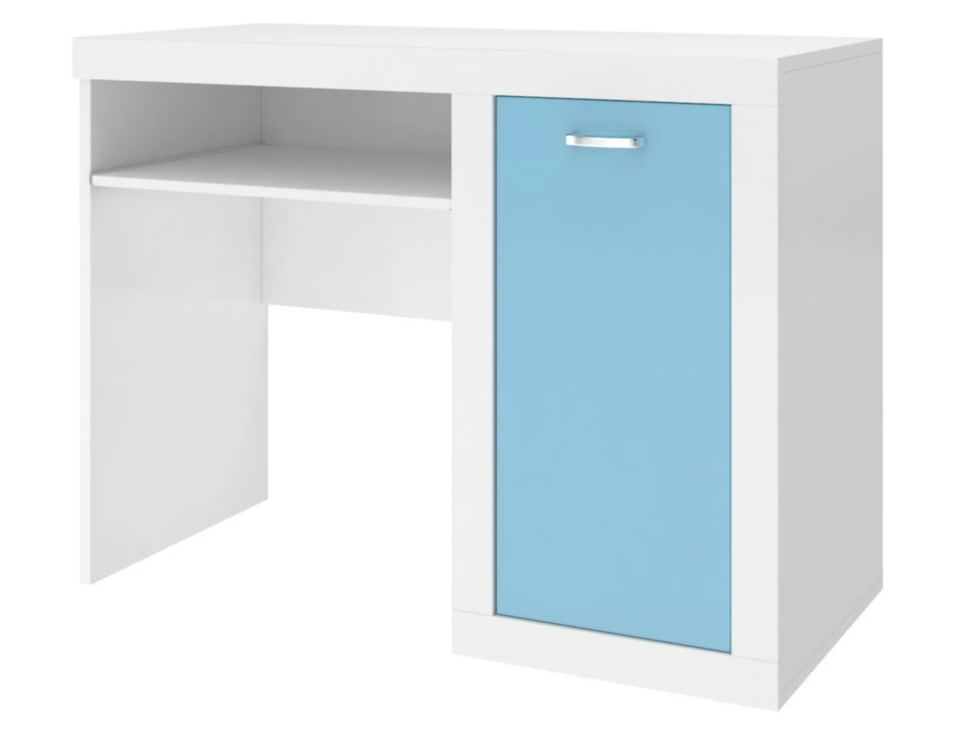 Skrivebord Tentive 102 (Hvid + Blå)