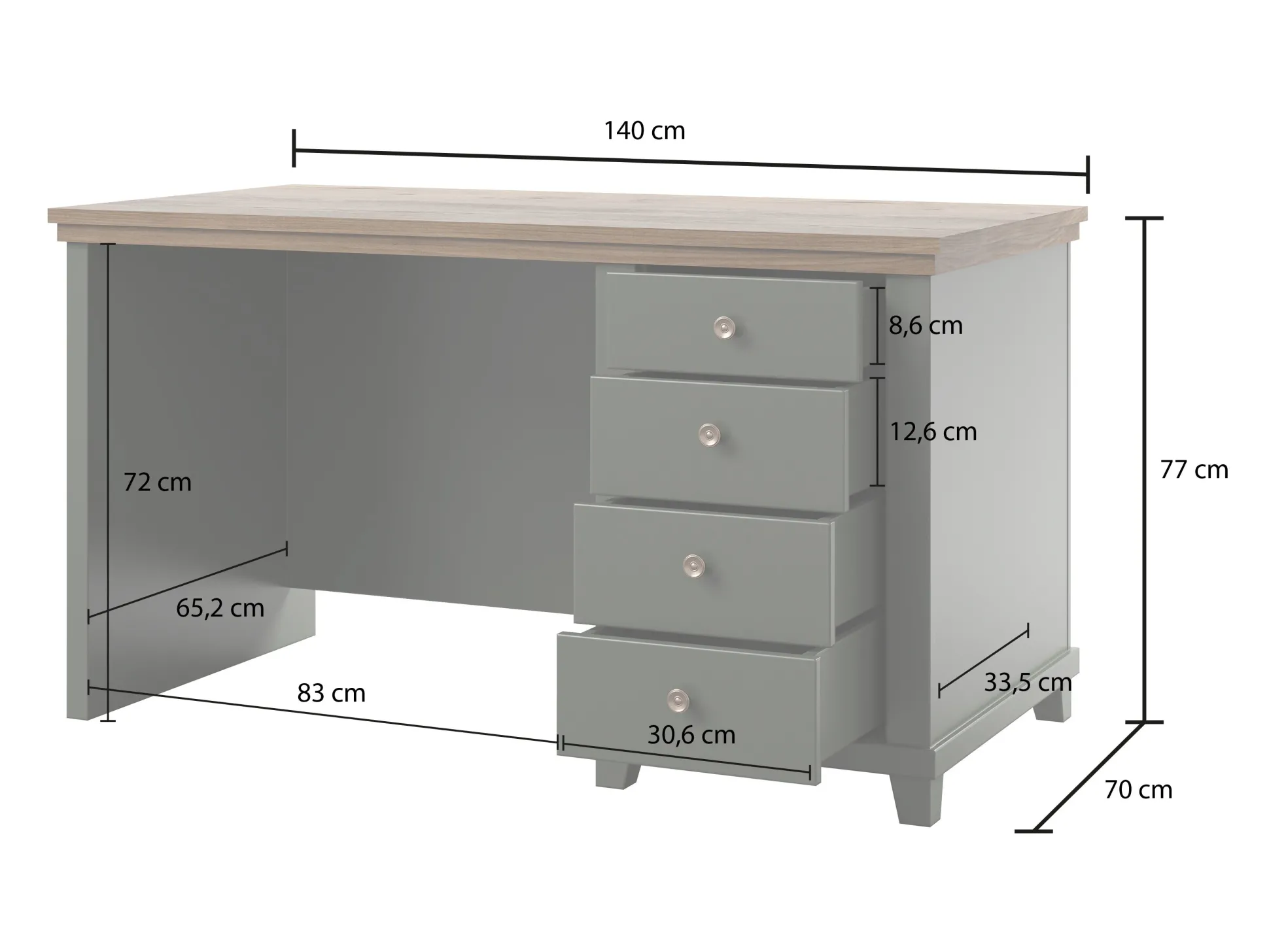 Skrivebord Tolnue 132