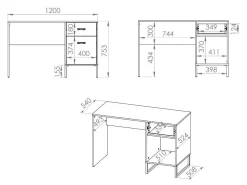 Skrivebord Tortiva 106