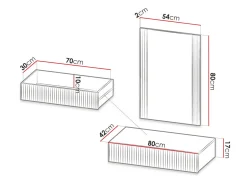 Sminkebord Dicto (Hvid)