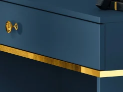 Sminkebord Flonovu 108 (Mørkeblå + Gylden)