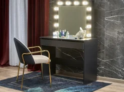 Sminkebord Houston Gaudium (Sort)