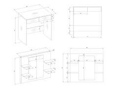 Sminkebord Mandeville 357