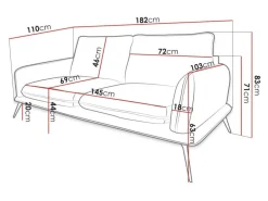 Sofa Evarveni 102 (Zetta 291)
