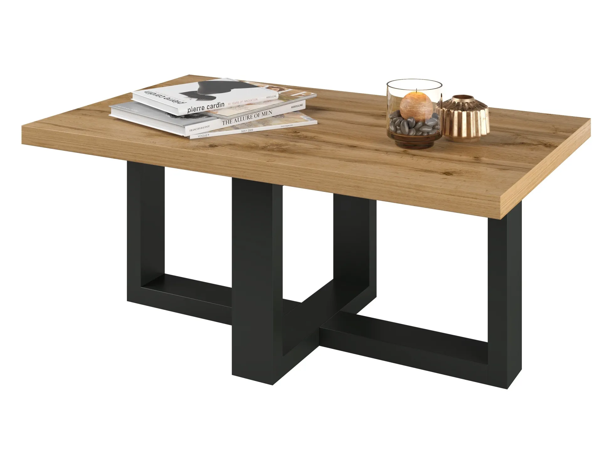 Sofabord Austin 317 (Sort + Wotan eg)