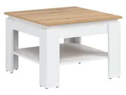 Sofabord Catelbi 114 (Hvid + Egetræ)