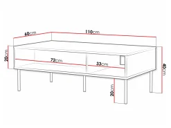 Sofabord Celra (Hvid)