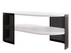 Sofabord Civer VI (Sort + Hvid)