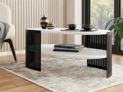 Sofabord Civer VI (Sort + Hvid)