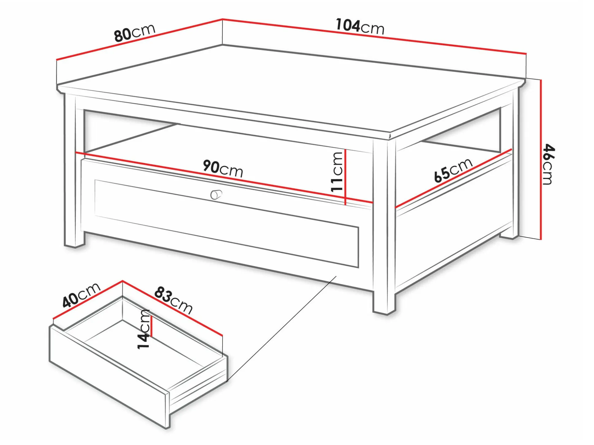 Sofabord Comfivo Custos