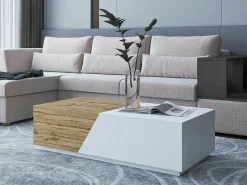 Sofabord Comfivo Daldune (Hvid + Wotan eg)