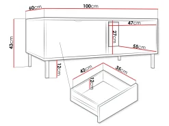 Sofabord Comfivo Elblare