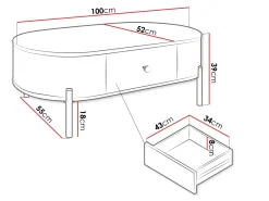 Sofabord Comfivo Mirsoni
