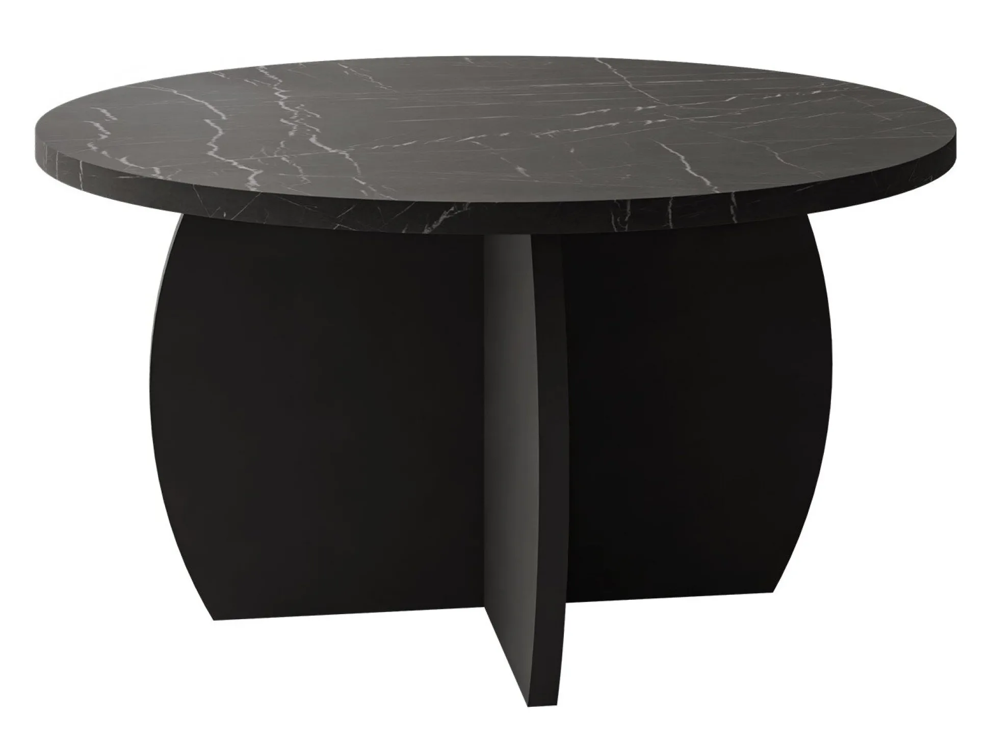 Sofabord Comfivo Pagas (Sort marmor + Sort)