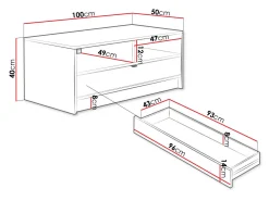 Sofabord Comfivo Papilio (Sort)