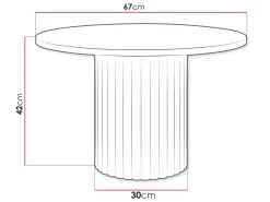 Sofabord Dearborn 107 (Kashmir)