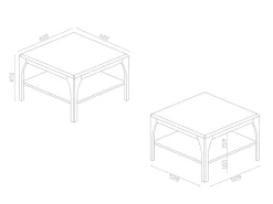 Sofabord Dunremo 111