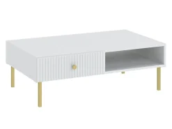 Sofabord Etliva 103 (Hvid + Gylden)