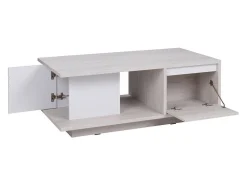 Sofabord Fivelbo 103 (Kloster eg + Blank sort)