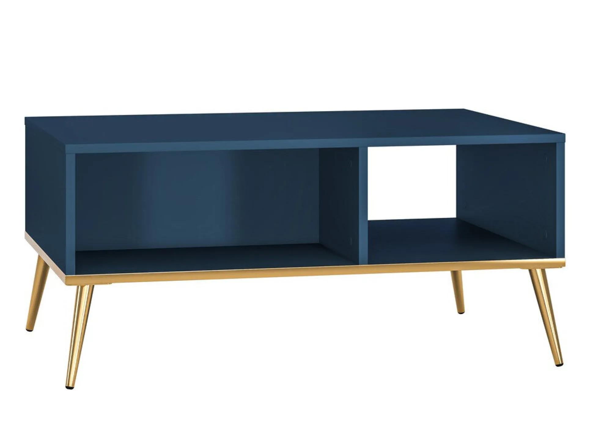 Sofabord Flonovu 106 (Mørkeblå + Gylden)