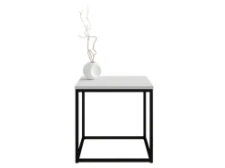 Sofabord Germantown 106 (Mat sort + Glansfuld hvid)