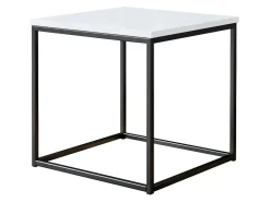 Sofabord Germantown 106 (Mat sort + Glansfuld hvid)