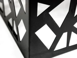 Sofabord Germantown 102 (Mat sort + Glansfuld hvid)