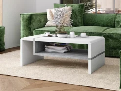 Sofabord Glendale 102 (Hvid + Beton)