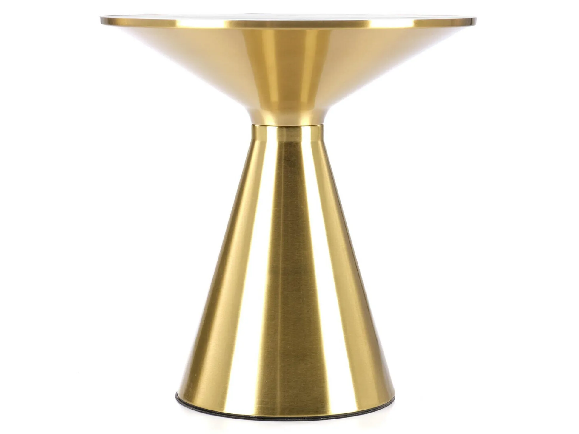 Sofabord Houston 1553 (Gylden + Hvid marmor)