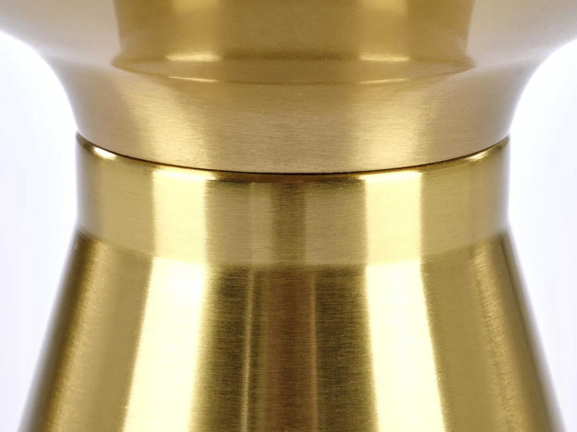 Sofabord Houston 1553 (Gylden + Hvid marmor)