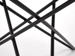 Sofabord Houston 2063 (Hvid marmor + Sort)