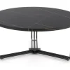 Sofabord Houston 1275 (Sort marmor + Sort)