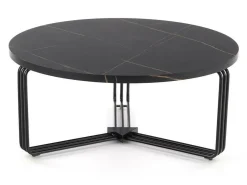 Sofabord Houston 1275 (Sort marmor + Sort)