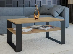 Sofabord Mandeville 208 (Artisan eg + Sort)