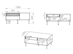 Sofabord Marmeli 109