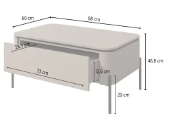 Sofabord Mirbeno 106