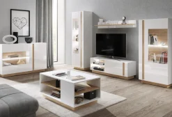 Sofabord Novbela 109 (Hvid + Grandson eg)