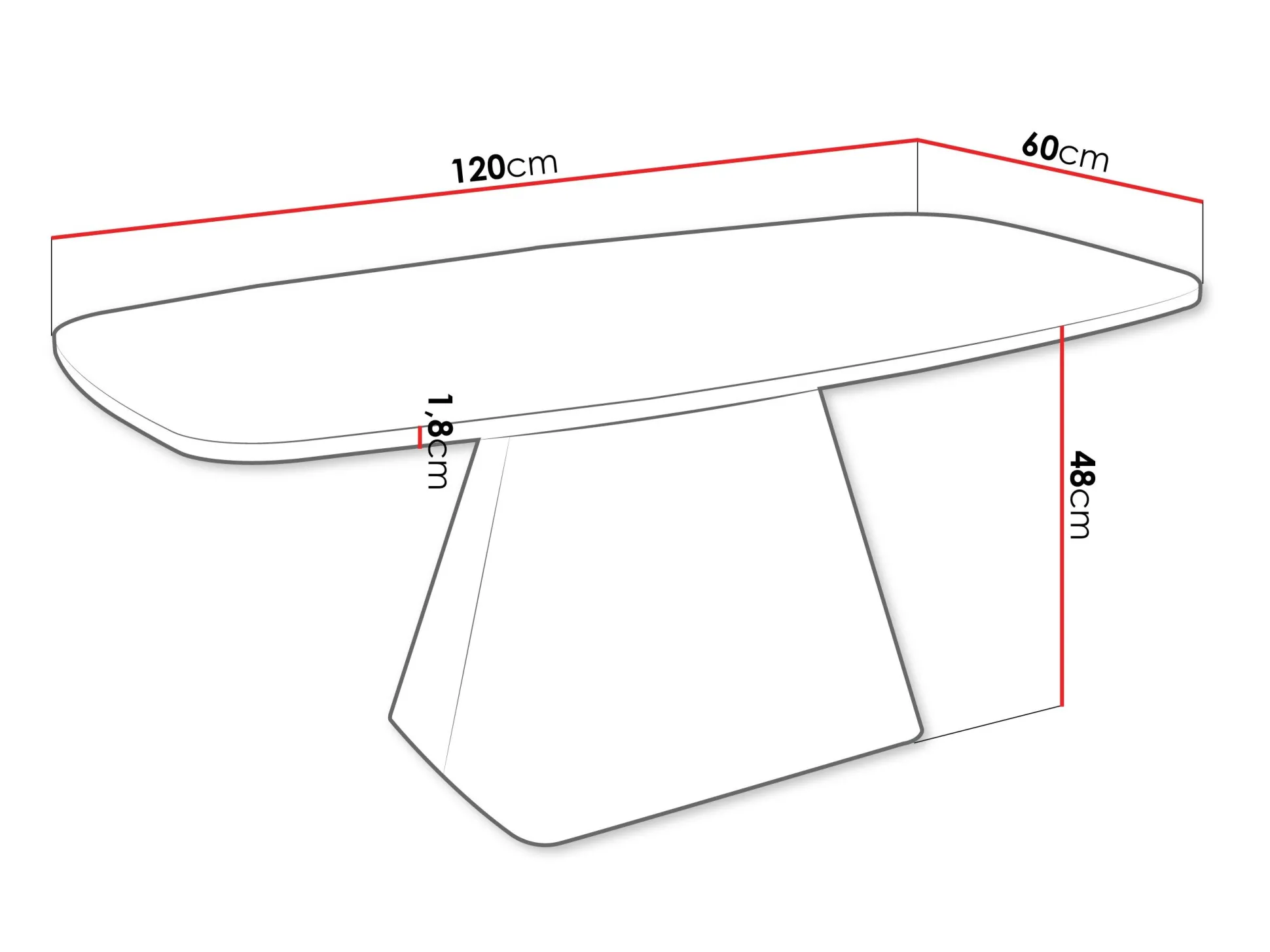 Sofabord Oswego 158 (Hvid marmor + Kashmir)