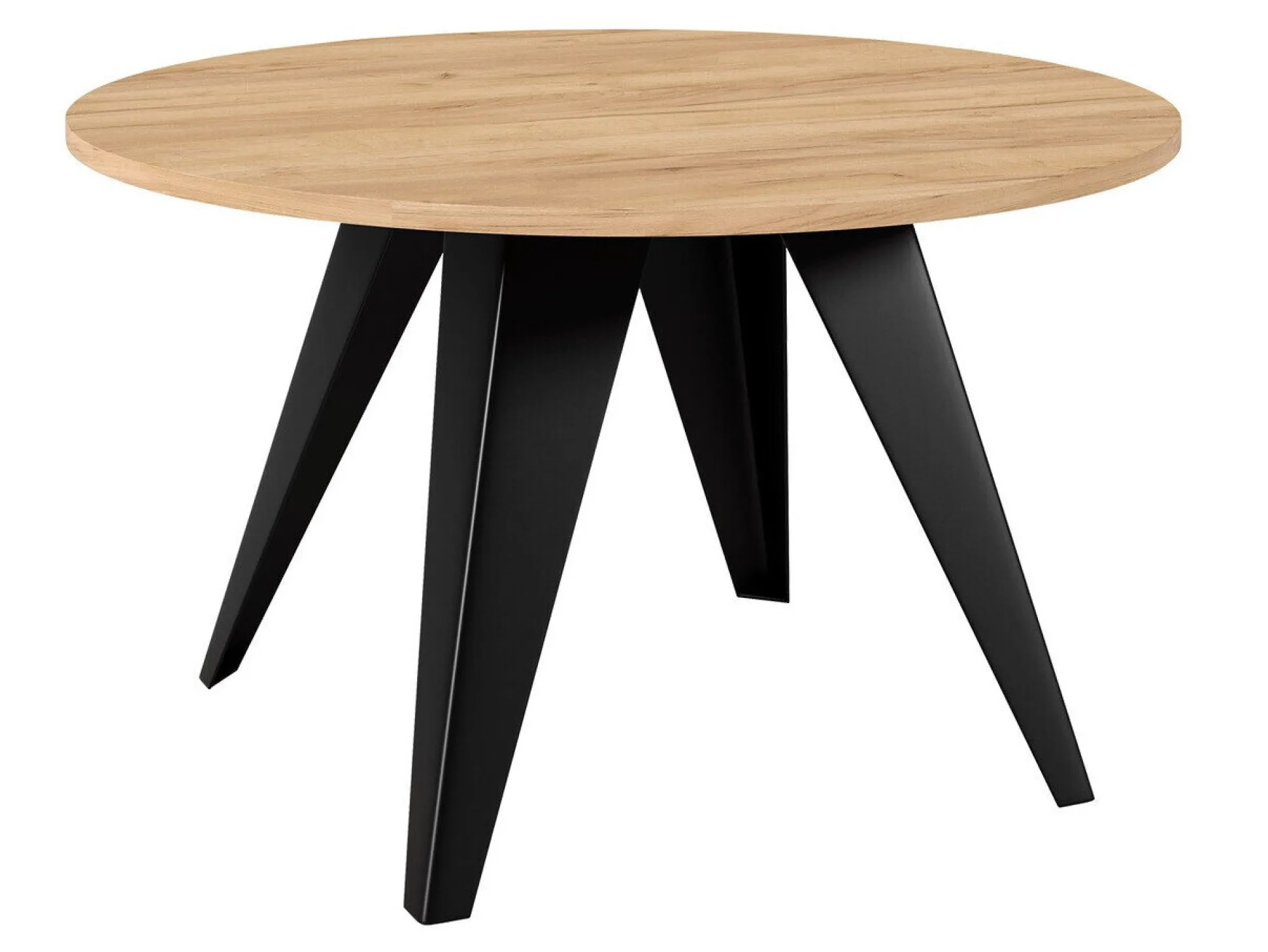 Sofabord Oswego 116 (Sort + Craft gylden eg)