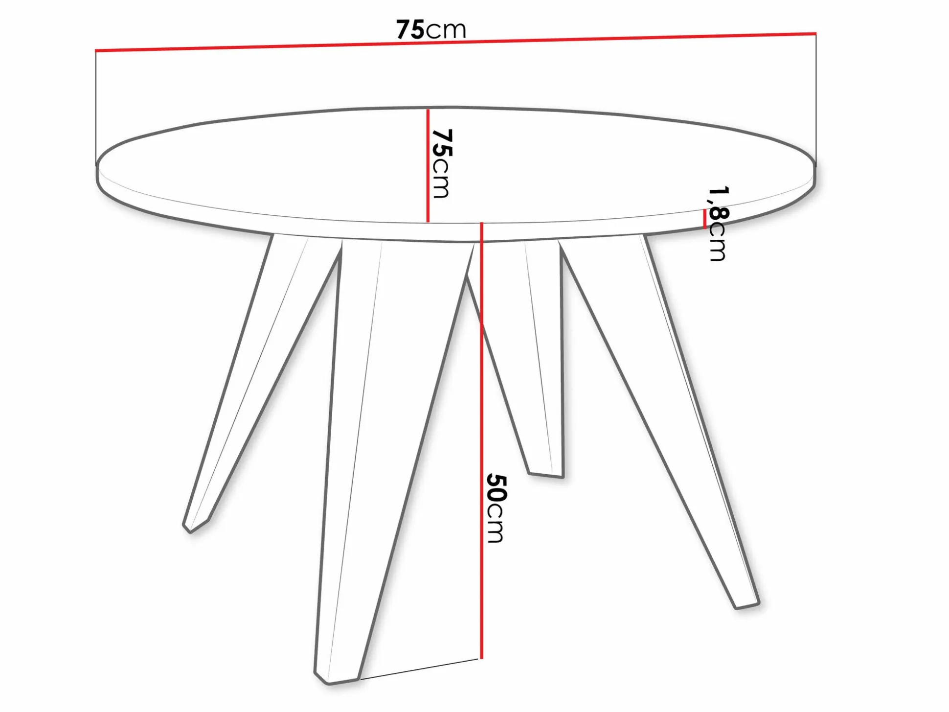 Sofabord Oswego 116 (Sort + Craft gylden eg)