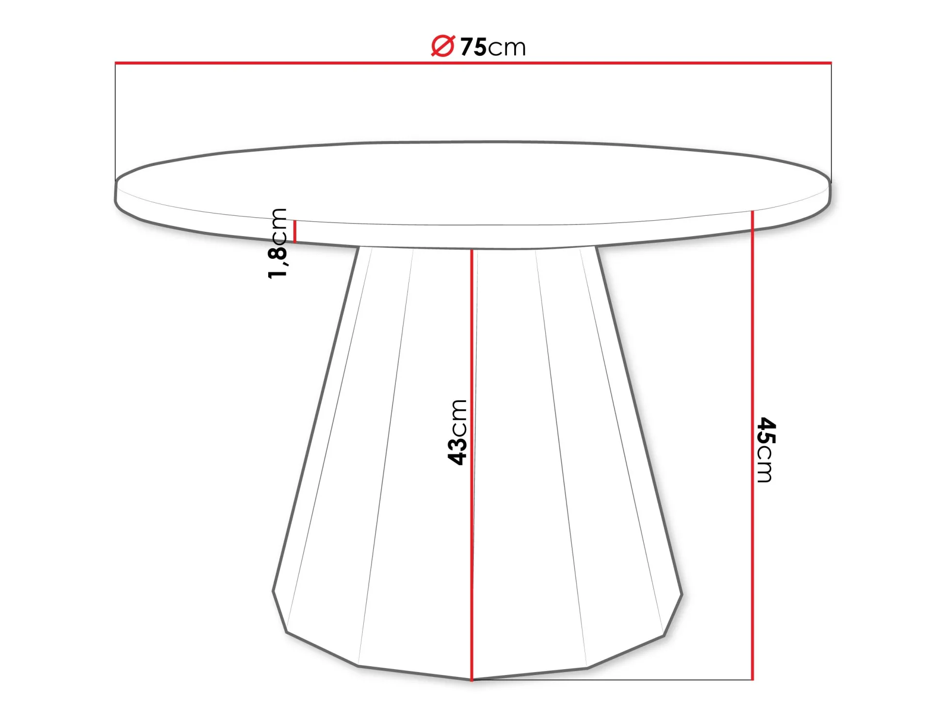Sofabord Oswego 139 (Sort + Egetræ)