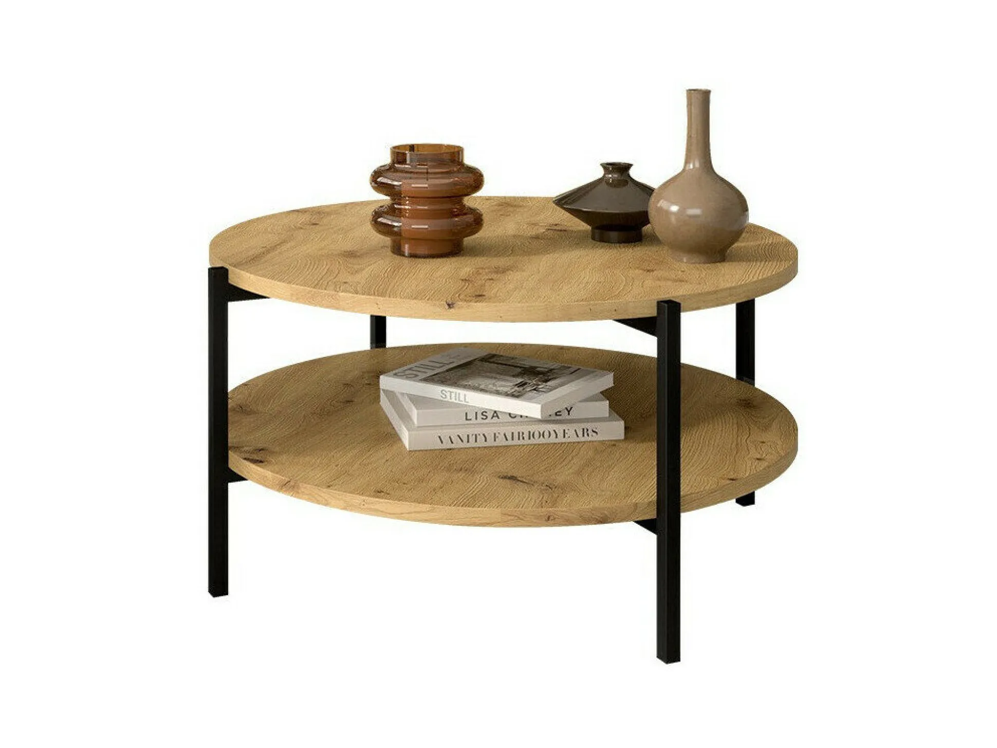 Sofabord Providence 181 (Artisan eg + Sort)