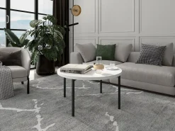 Sofabord Providence 178 (Hvid + Sort)