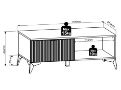 Sofabord Ruvmeli 106