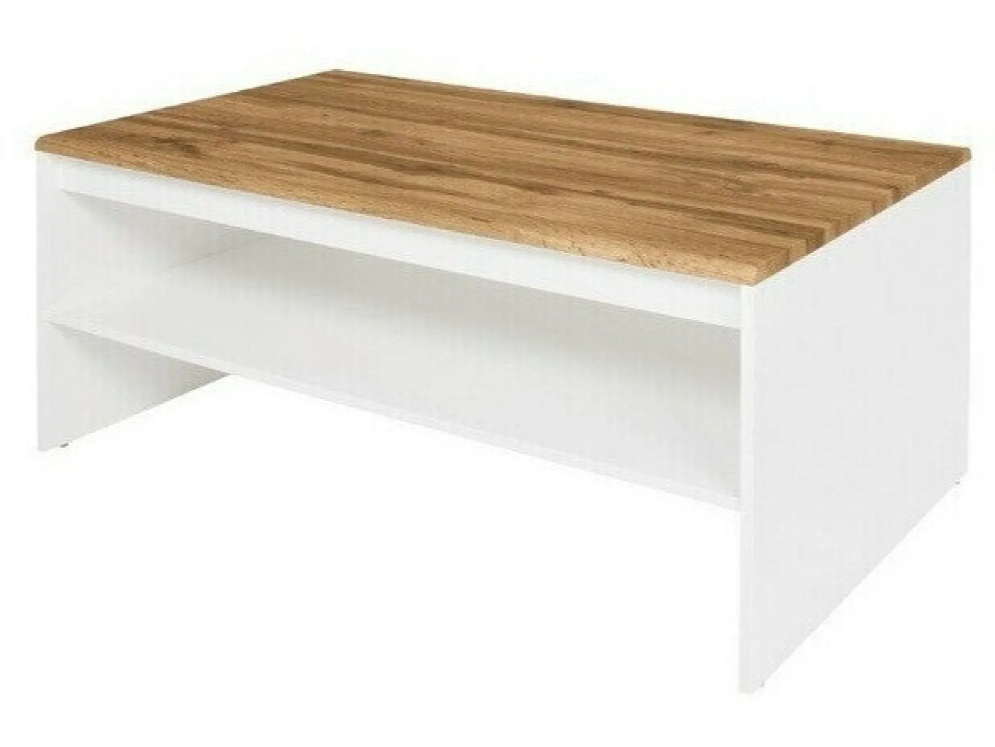 Sofabord Sonsoru 122 (Hvid + Wotan eg)