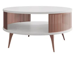 Sofabord Vitum II (Lyserød + Hvid)