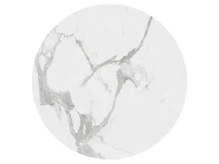 Sofabordssæt Houston 951 (Hvid marmor + Sort)