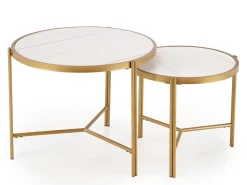 Sofabordssæt Houston 1867 (Hvid marmor)